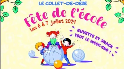 Image qui illustre: Fête De L'école Au Collet De Deze