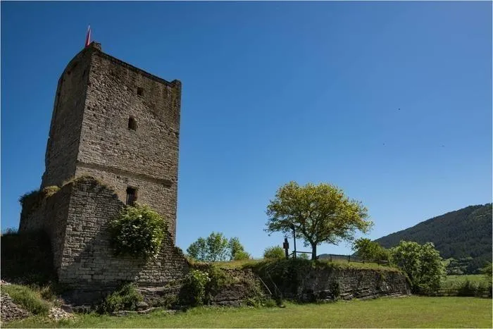 Image qui illustre: Visitez la tour médiévale de Chanac, dominant la vallée du Lot