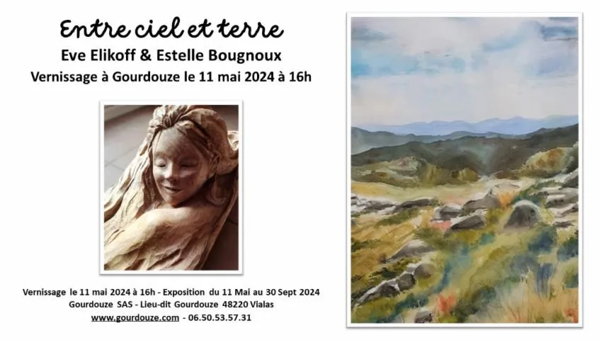 Image qui illustre: Exposition Entre Ciel Et Terre -&nbsp;eve Elikoff Et Estelle Bougnoux