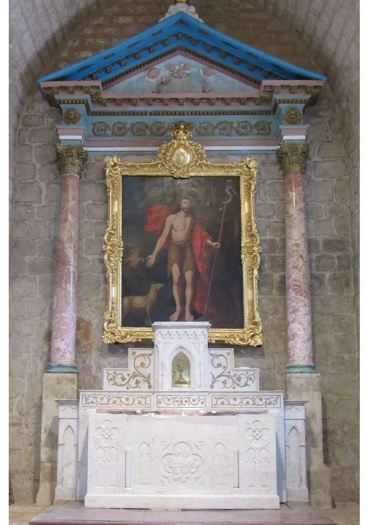 Image qui illustre: Découverte du tableau et du cadre restaurés de l'église de Mirepoix à Mirepoix - 0