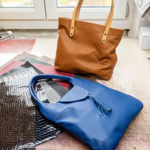 Image qui illustre: Confectionnez votre sac en cuir