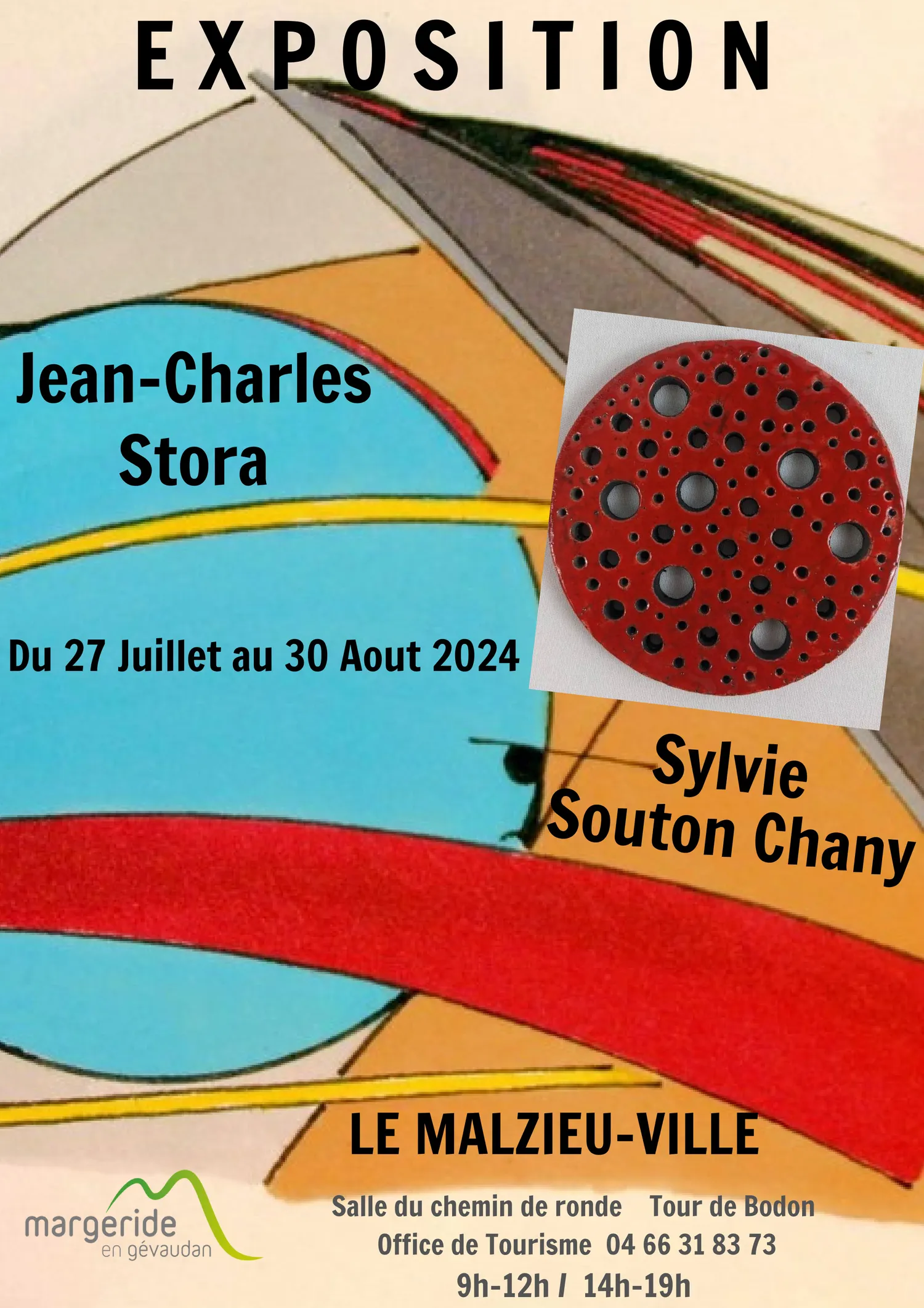 Image qui illustre: Exposition Collective -&nbsp;sylvie Souton Chany Et Jean-charles Stora à Le Malzieu-Ville - 2