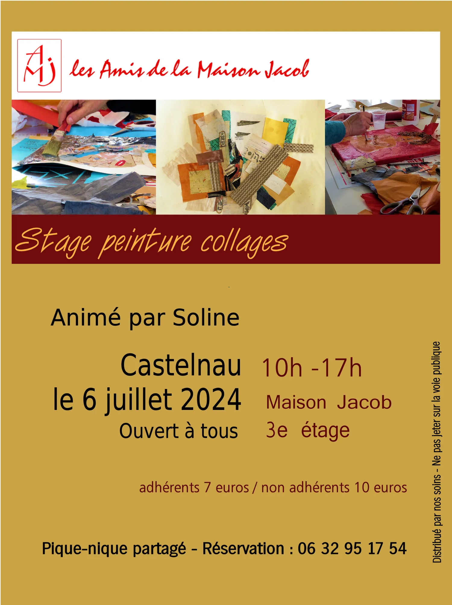Image qui illustre: Stage De Collage À La Maison Jacob à Castelnau Montratier-Sainte Alauzie - 0
