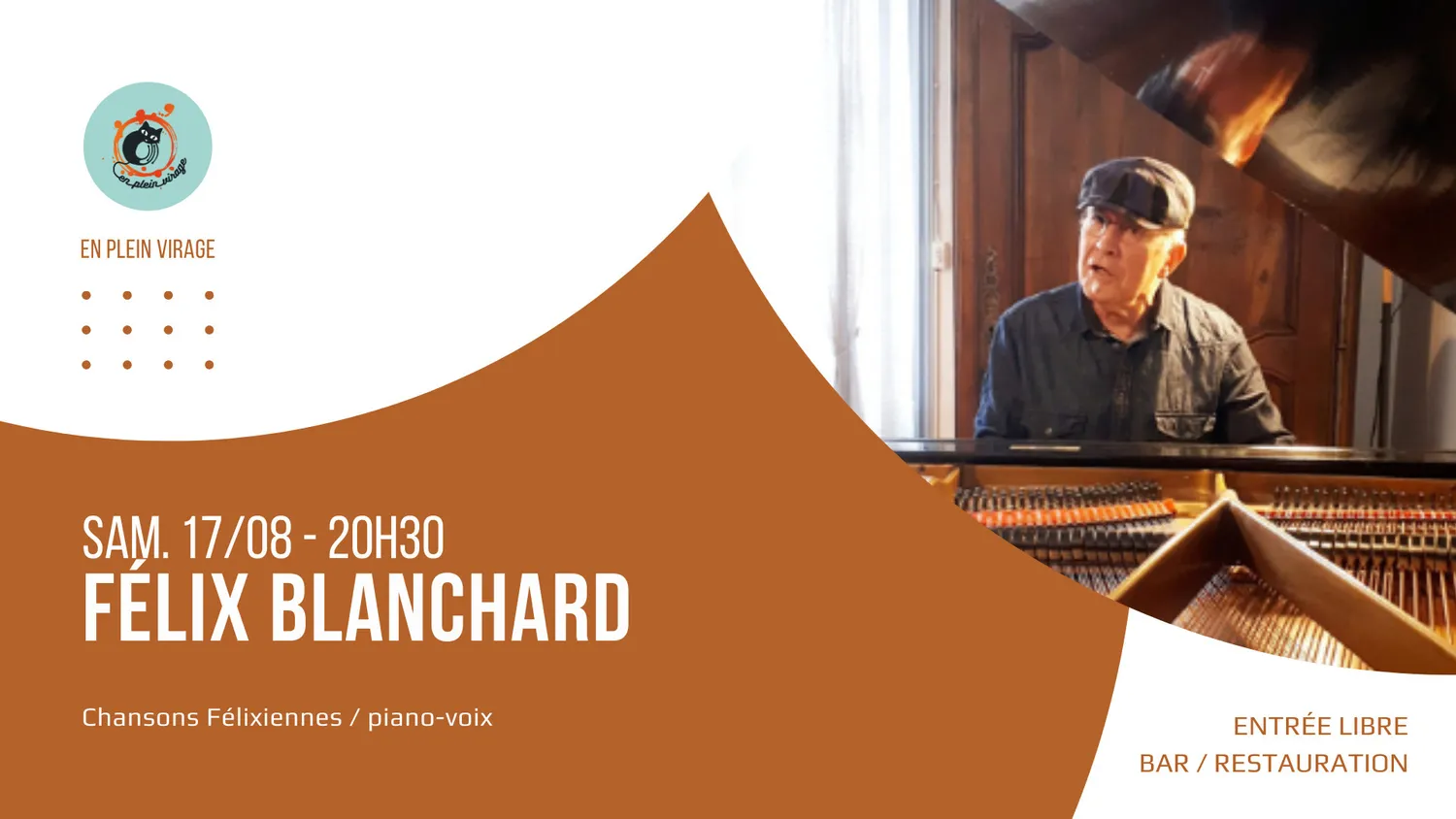 Image qui illustre: Félix Blanchard [chansons félixiennes / piano-voix] à Queaux - 0