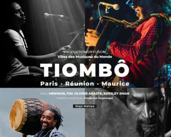 Image qui illustre: TIOMBÔ + Roger RASPAIL & friends  KOUT TANBOU  à Gennevilliers (93) / FESTIVAL MOIS KRÉYOL