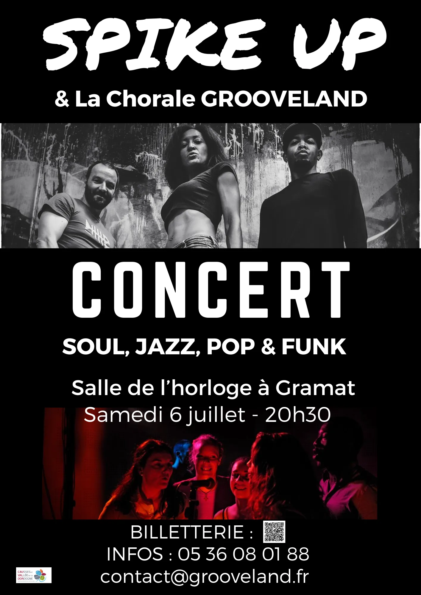 Image qui illustre: Concert Spike Up Avec La Chorale Grooveland à Gramat - 0