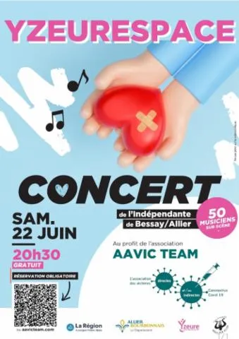 Image qui illustre: Soutien AAVIC TEAM - Orchestre d'Harmonie L'Indépendante de Bessay/Allier