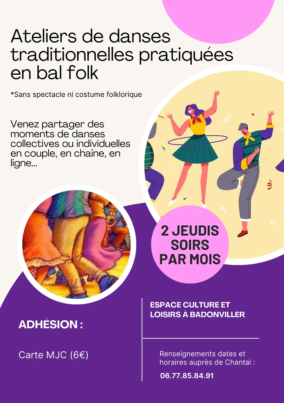 Image qui illustre: Atelier Danses Traditionnelles à Badonviller - 0