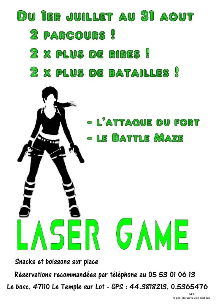 Image qui illustre: Laser Game En Extérieur à Le Temple-sur-Lot - 1