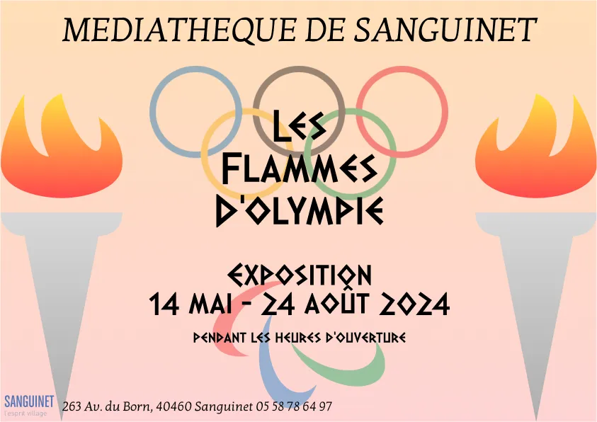 Image qui illustre: Exposition - Les flammes d'Olympie à Sanguinet - 1