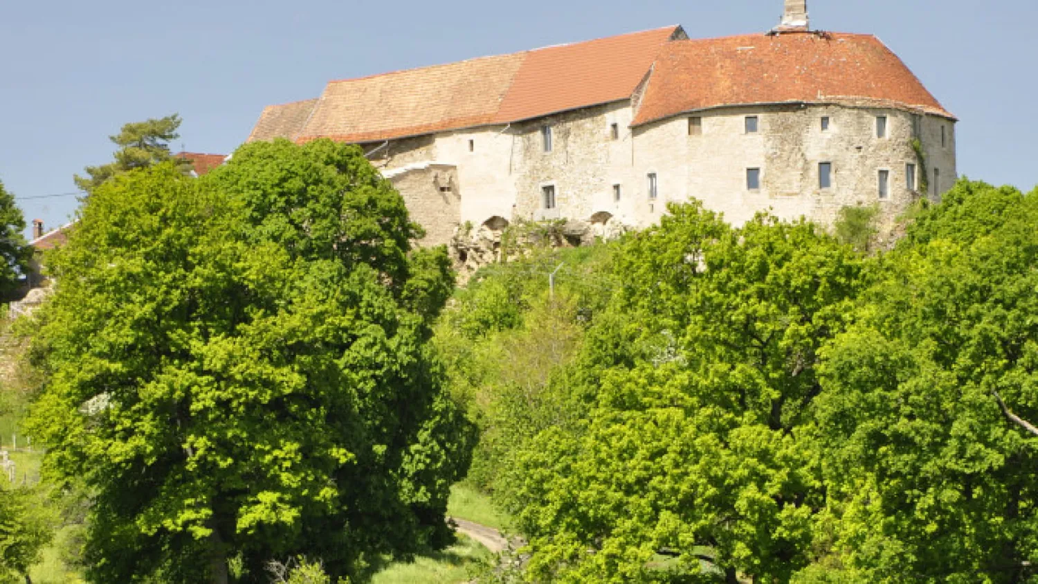 Image qui illustre: Château médiéval de Montby à Gondenans-Montby - 0