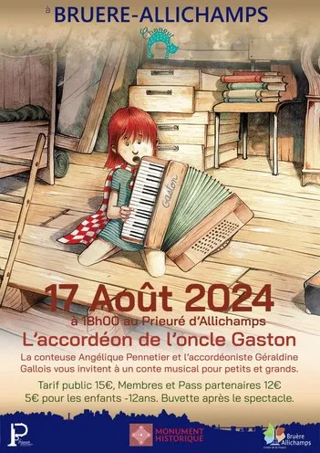 Image qui illustre: L’accordéon De L’oncle Gaston - Conte Musical à Bruère-Allichamps - 0