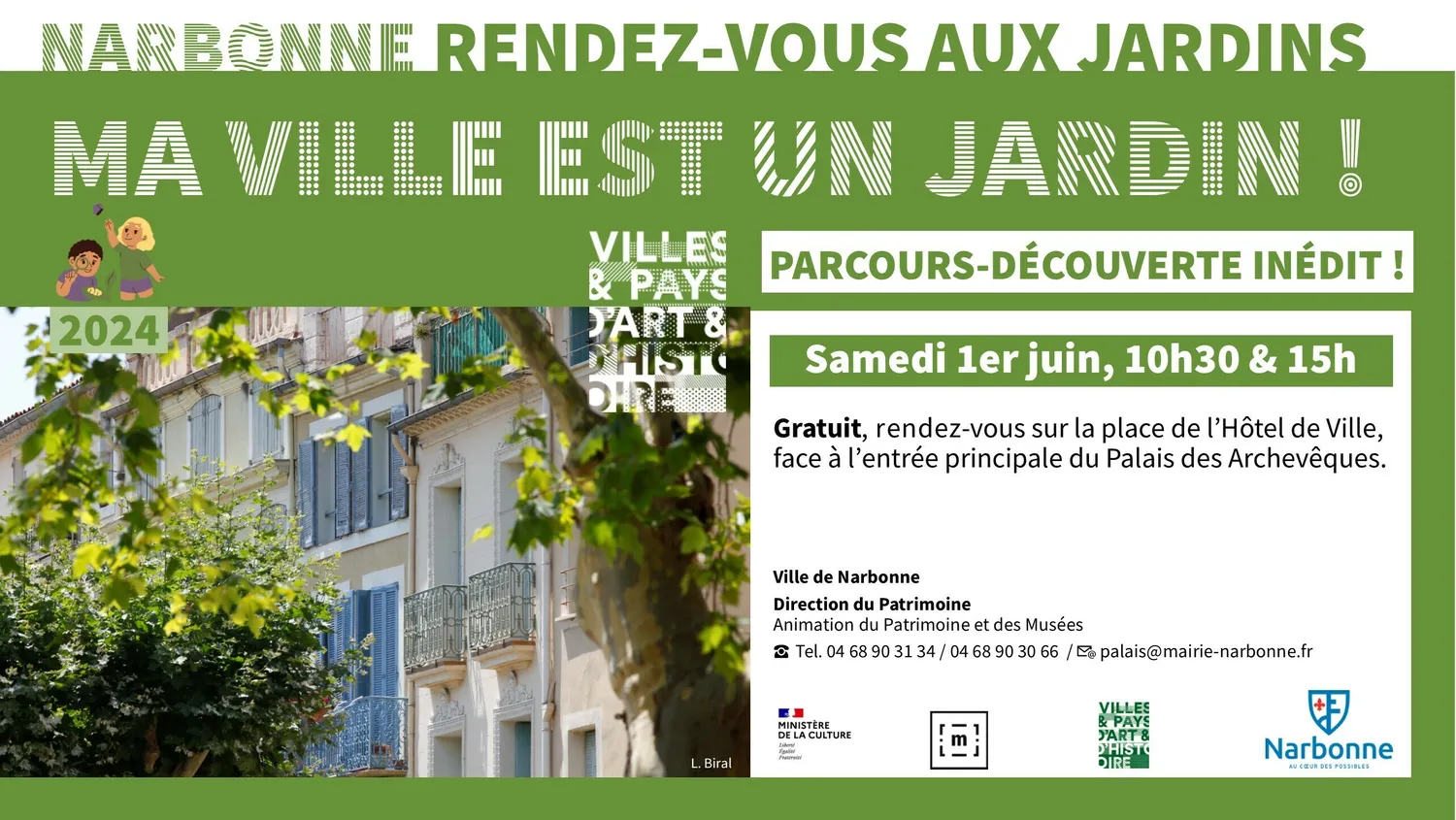 Image qui illustre:  Ma ville est un jardin !  : partez à la découverte de Narbonne à Narbonne - 0