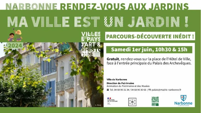 Image qui illustre:  Ma ville est un jardin !  : partez à la découverte de Narbonne