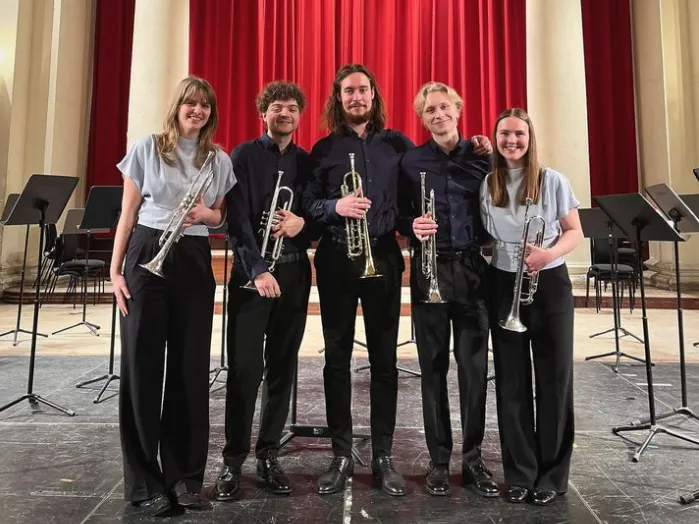 Image qui illustre: Festival Ferrandou Musique : Five By 5 Trumpets, Quintette À Cuivres à Prudhomat - 0