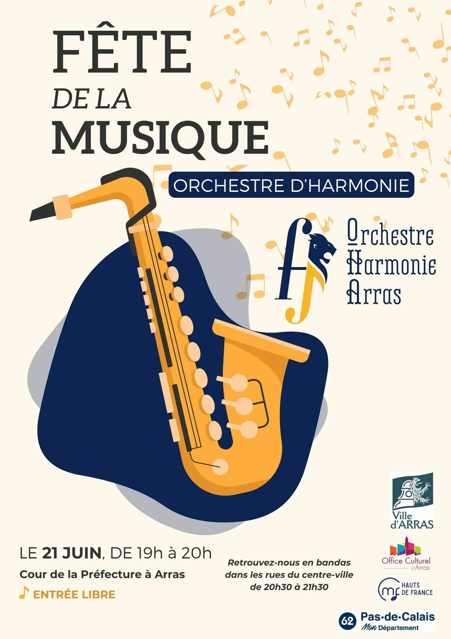 Image qui illustre: Concert de l'Orchestre d'Harmonie d'Arras à Arras - 0