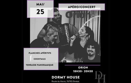 Image qui illustre: Apéro Concert au Dormy House
