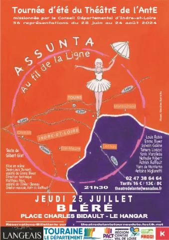 Image qui illustre: Le Théâtre De L'ante À Bléré : Assunta ! Au Fil De La Ligne ...