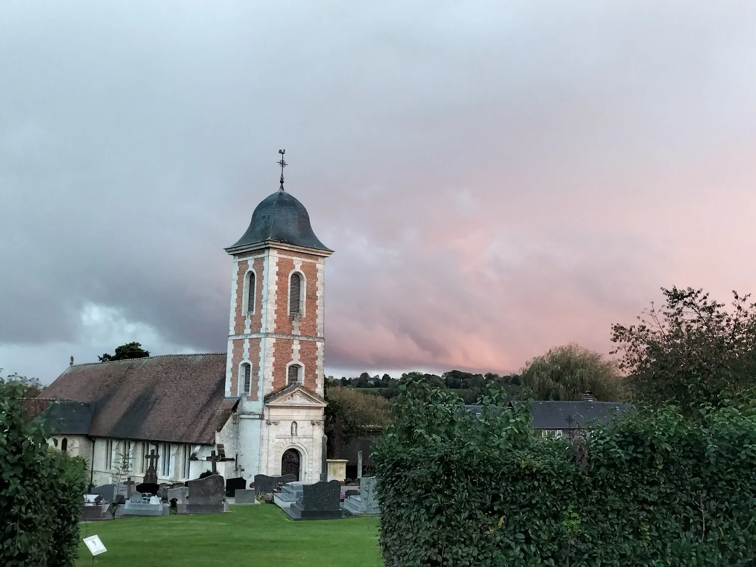 Image qui illustre: Visite libre de l'église à Le Mesnil-sur-Blangy - 0