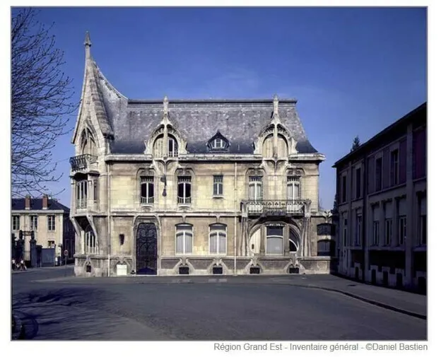 Image qui illustre: Découvrez une maison considérée comme un manifeste de l'Art nouveau nancéien à Nancy - 0