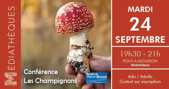 Image qui illustre: Les Champignons, Une Conférence De Francis Martin à Pont-à-Mousson - 0