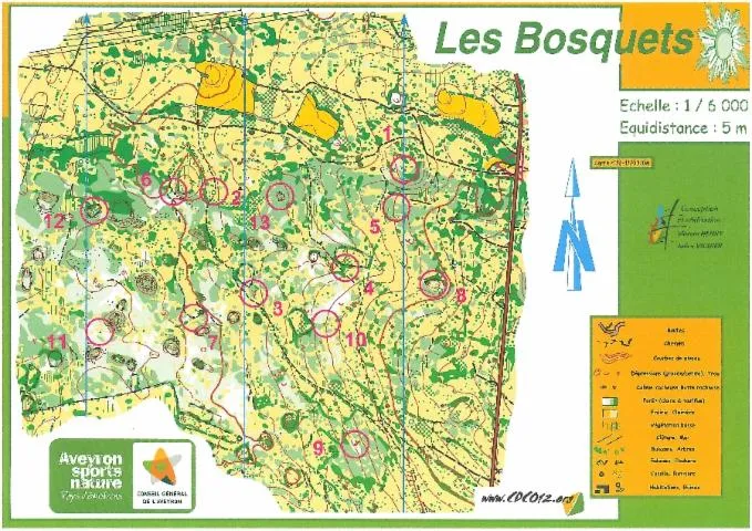 Image qui illustre: Site De Course D'orientation Les Bosquets