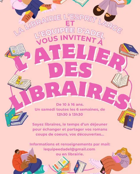 Image qui illustre: L'atelier des libraires à Guérande - 0