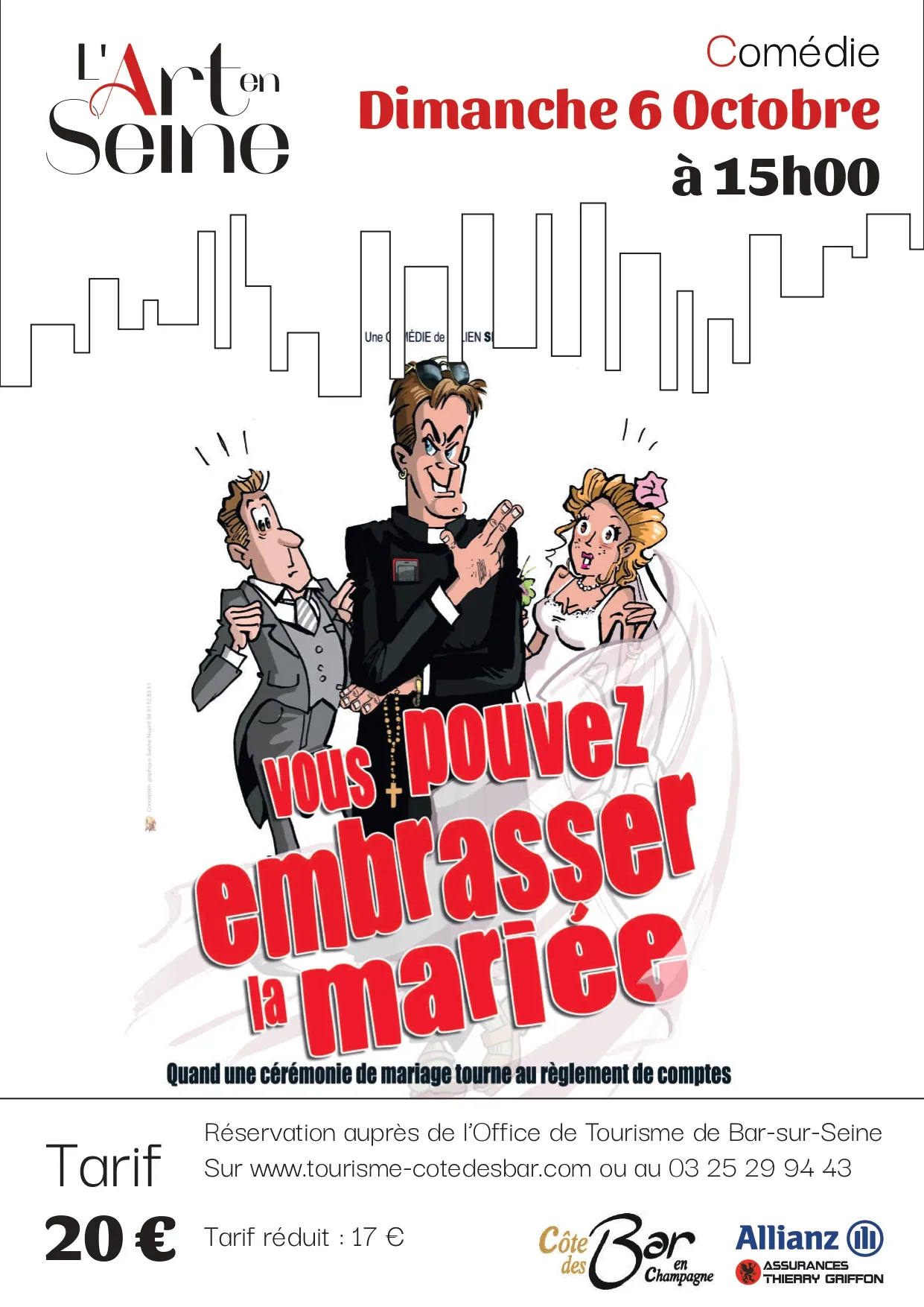 Image qui illustre: Théâtre : Vous Pouvez Embrasser La Mariée à Bar-sur-Seine - 0