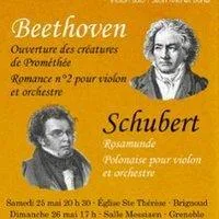 Image qui illustre: Concert Beethoven - Schubert