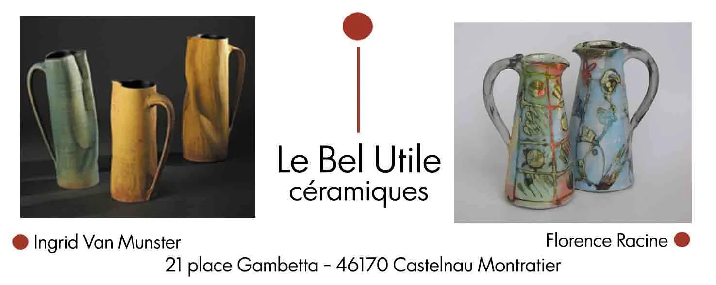 Image qui illustre: Exposition De Céramiques À La Galerie Le Bel Utile à Castelnau Montratier-Sainte Alauzie - 0