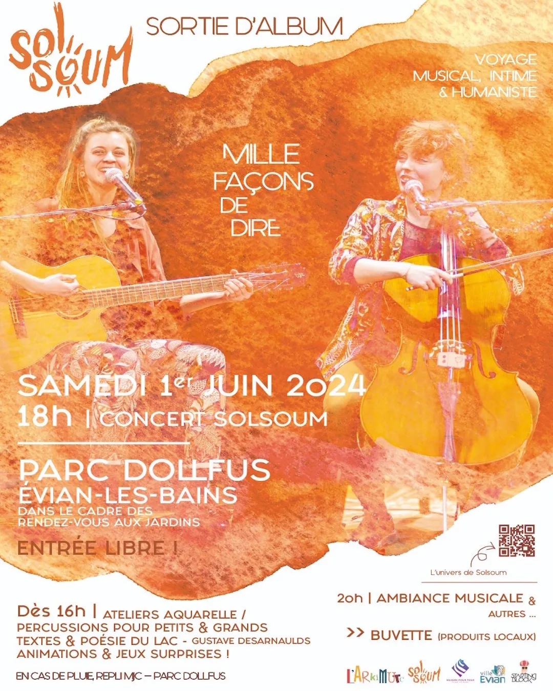 Image qui illustre: Concert et ateliers au Parc Dollfus à Évian-les-Bains - 0
