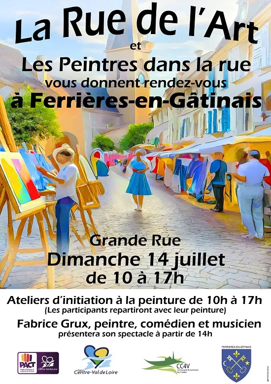 Image qui illustre: La Rue De L'art (ateliers Et Spectacle) à Ferrières-en-Gâtinais - 0