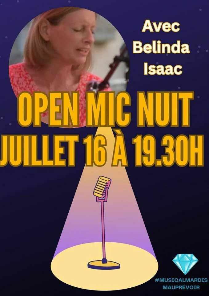 Image qui illustre: Soirée Open Mic Spéciale avec Belinda Isaac ! à Mauprévoir - 0