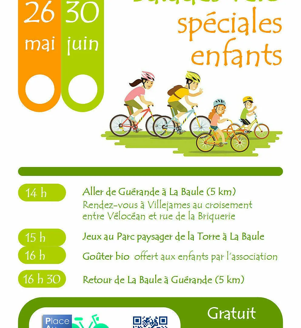 Image qui illustre: Balade vélo Spéciale enfants à Guérande - 0