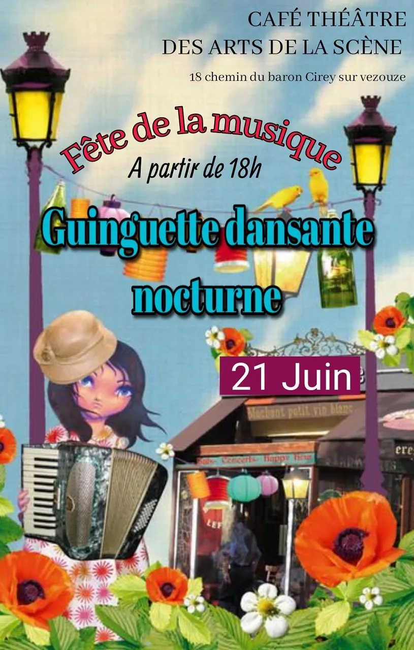Image qui illustre: Café Des Arts De La Scène - Guinguette Dansante Nocturne à Cirey-sur-Vezouze - 0