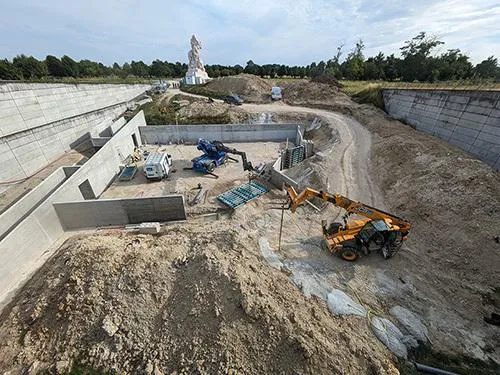 Image qui illustre: Focus sur la future tranchée pédagogique