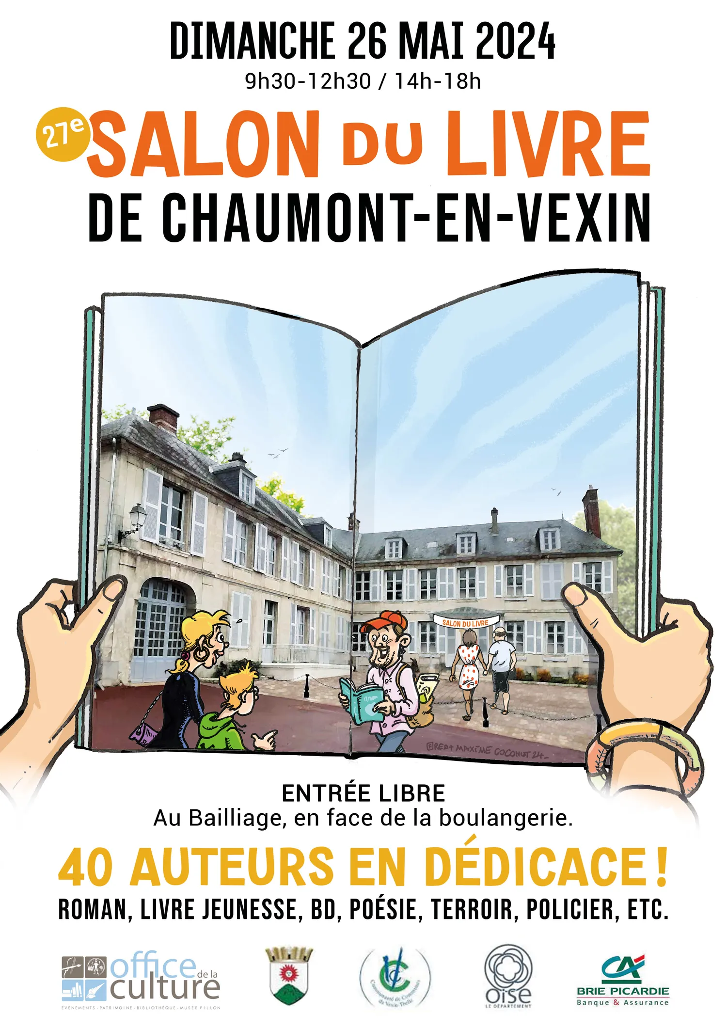 Image qui illustre: Salon Du Livre 2024 à Chaumont-en-Vexin - 0