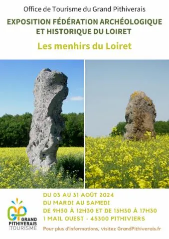 Image qui illustre: Exposition Des Menhirs Du Loiret