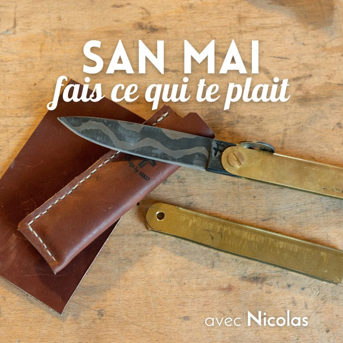 Image qui illustre: Réalisez votre couteau japonais San Mai à Pagny-sur-Moselle - 0