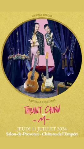 Image qui illustre: Concert : Thibault Cauvin & -M-