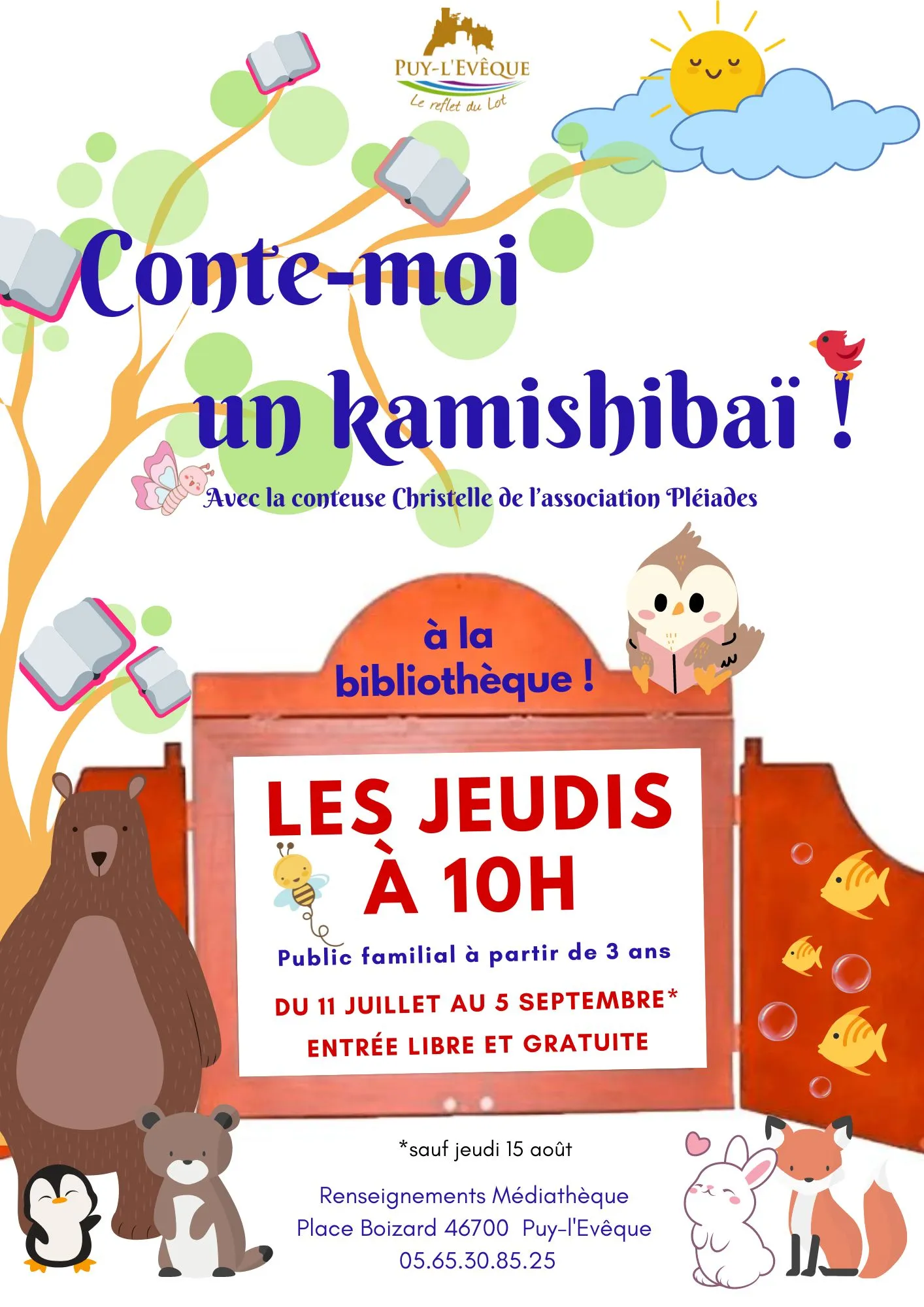 Image qui illustre: Animation Contée Pour Les Enfants à Puy-l'Évêque - 1