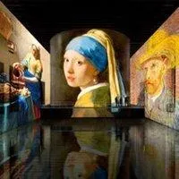 Image qui illustre: Bassins des Lumières - Expositions De Vermeer à Van Gogh, les Maîtres Hollandais + Mondrian