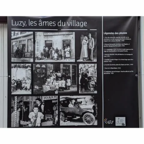 Image qui illustre: Exposition extérieure  Luzy, les âmes du village