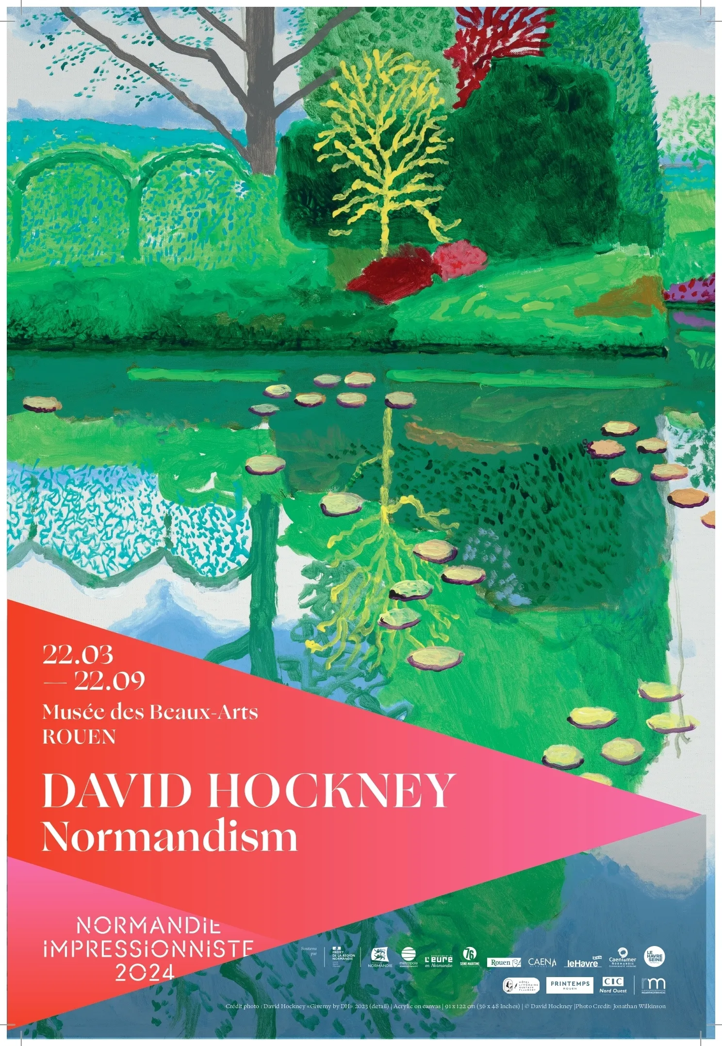 Image qui illustre: Visite guidée de l'exposition : David Hockney, Normandism à Rouen - 0