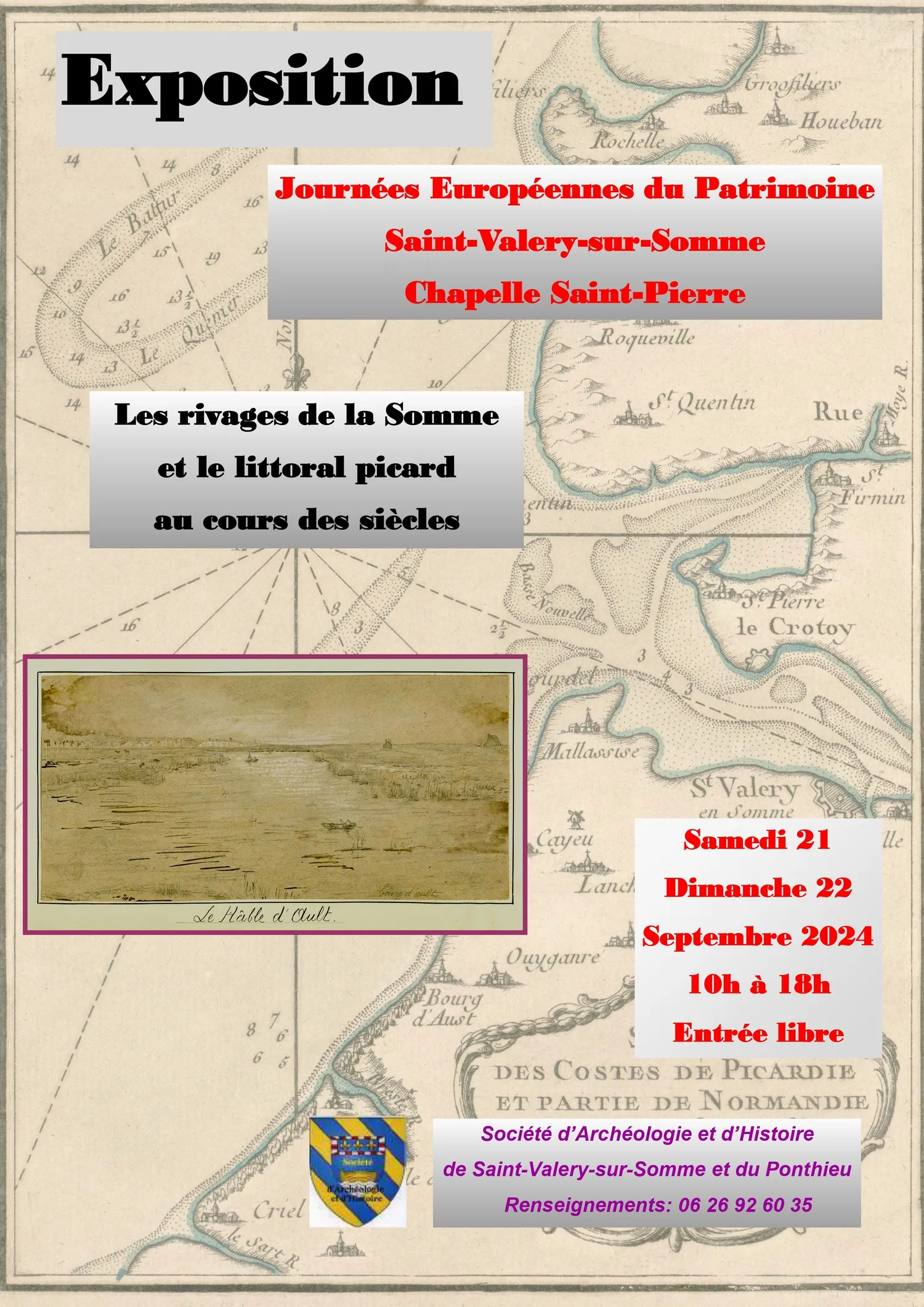 Image qui illustre: Exposition :  Les rivages de la Somme et le littoral picard au cours des siècles à Saint-Valery-sur-Somme - 0