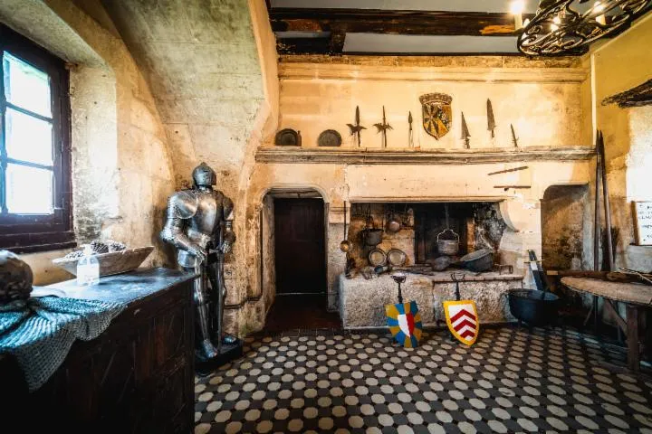 Image qui illustre: Visite guidée de l'intérieur d'un château médiéval