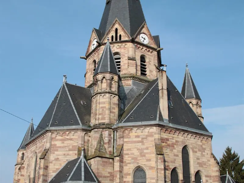 Image qui illustre: Église Protestante à Sarreguemines - 1
