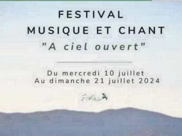 Image qui illustre: Festival Musique Et Chant : A Ciel Ouvert