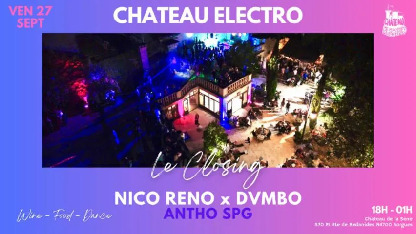 Image qui illustre: Chateau Électro - CLOSING