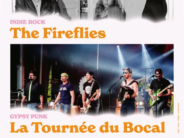 Image qui illustre: Festival Musiques & Terrasses  - Concerts Gratuits - The Fireflies + La Tournée Du Bocal
